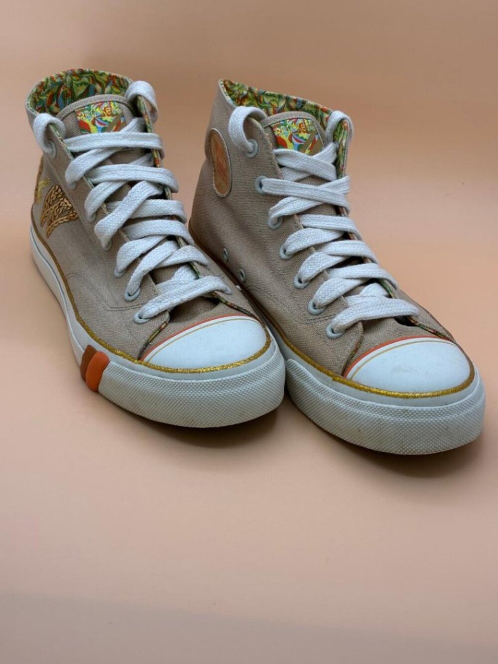Pro-Keds Royal Hi Style Retro High-Top Sneakers Tennis Shoes Women's Sz9
